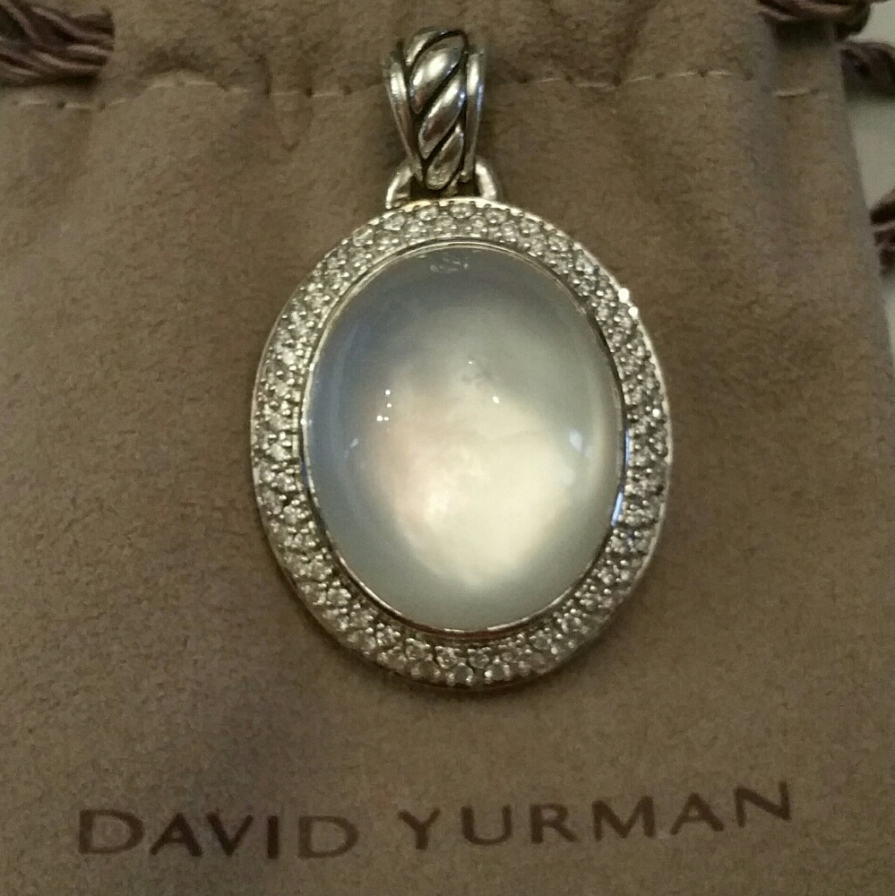 David Yurman Diamond & Moonstone Enhancer